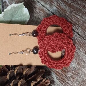 Handcrafted Crochet Boho Style Earrings